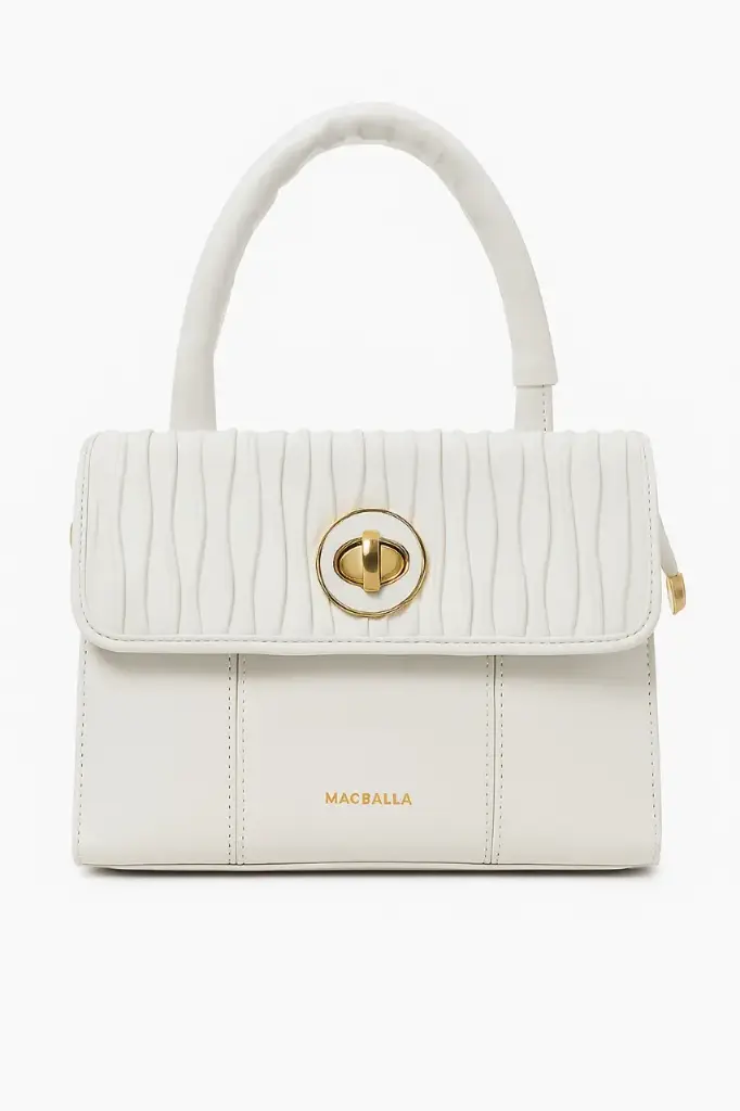 White Elegant looking Handbag