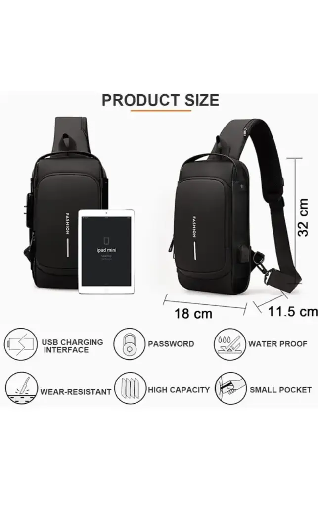 Charging Anti theft Bagpack